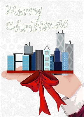 City Gift (Glossy White) 