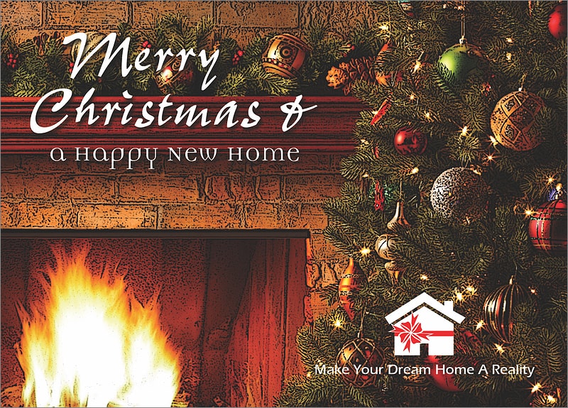 Christmas Real Estate Cards Personalized For Your Business