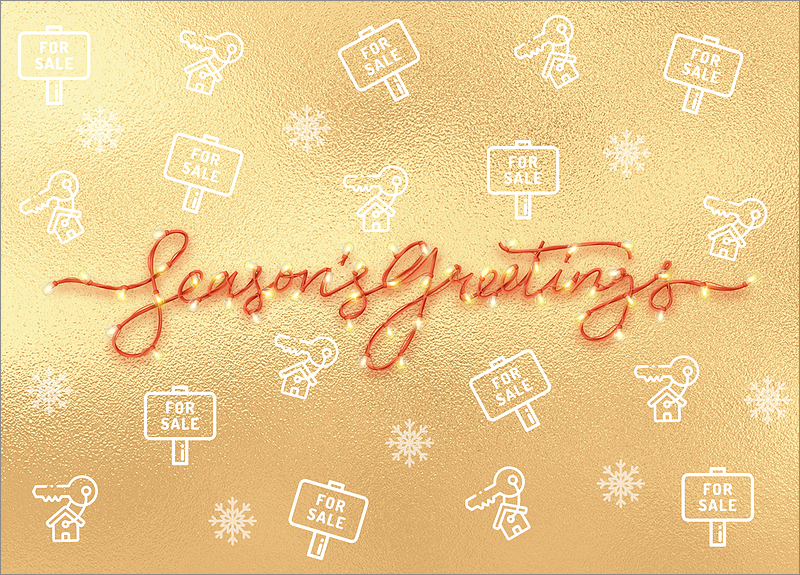 Custom Real Estate Gold Cards Ziti Cards