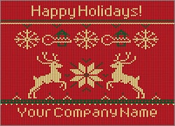 Realtors Reindeer Christmas Card
